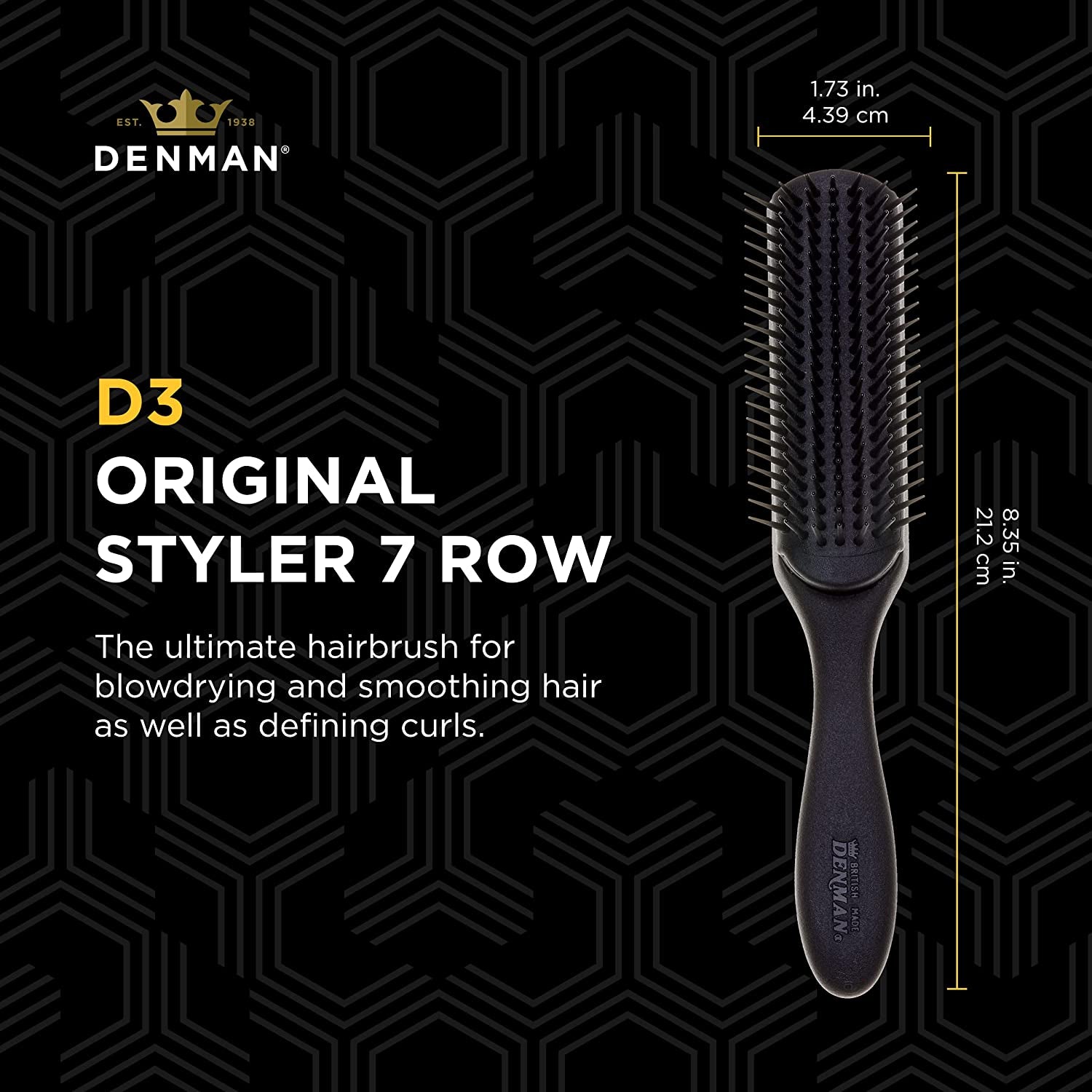 Curly Hair Perfection: Jack Dean All Black D3 Brush